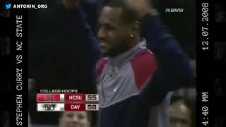 When Davidson Stephen Curry Impressed LeBron James (12.07.2008) - 44 Pts vs NC State