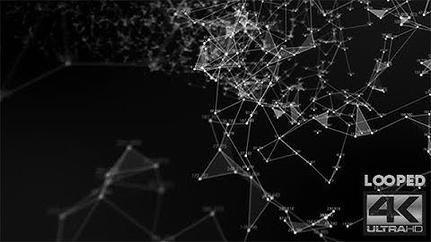 Plexus Tunnel Loop With Numbers Ver.1 - VideoHive