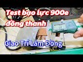 Test bạo lực 900e đồng thanh kẽm 0,2mm chập ba cái kết quá hớp