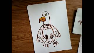Drawing Bald Eagles