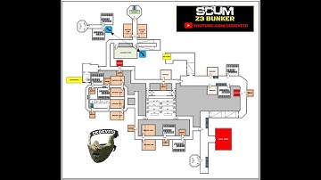 SCUM | Z3 Bunker LAYOUT and WALKTHROUGH in 2022 for beginners