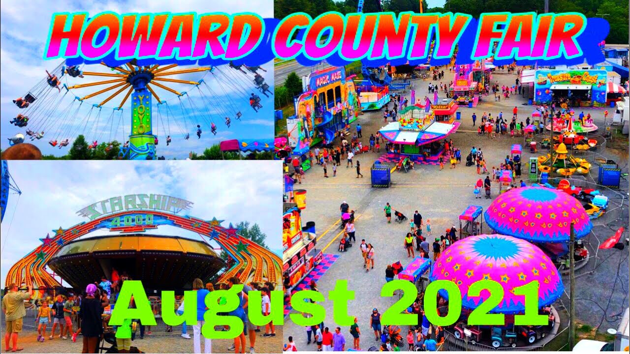 HOWARD COUNTY FAIR 2021 FULL TOUR 4K LIVE STOCKS FOODS AND RIDES