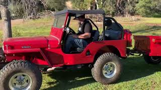 1952 Willys CJ3A with Chevy 350