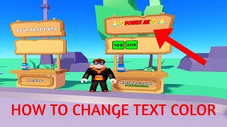 How To Change Text Color In Pls Donate - Roblox Tutorial in 2023