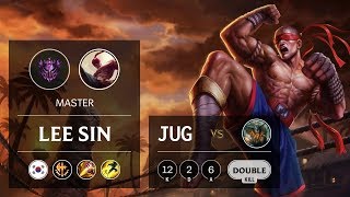 Lee Sin Jungle vs Olaf - KR Master Patch 10.1