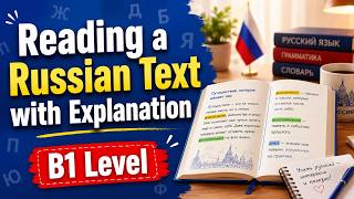 Russian Reading Practice B1. How We Learn Languages | Comprehensible Input