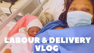 BIRTH VLOG| *RAW & REAL* Labour & Delivery of Our Baby girl! Emotional & Unplanned C-section