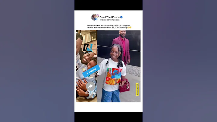 Davido shares adorable video with his daughter, Imade, as he shows off her $8,000 Dior bag. 100