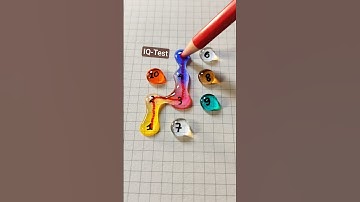 Vẽ một đường nối các giọt nước từ 1 đến 10 #iqtest #quiz #games