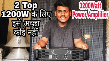 Power Full Amplifier Best For 2Top 1200w N-LABS X3