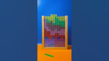 “Warm Blue & Orange Blocks | Hypnotic Tetris ASMR” || Part 237