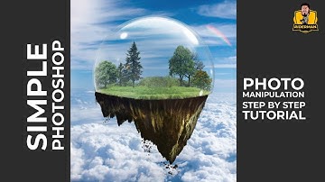 Floating Island Manipulation Photoshop Tutorial #photoshoptutorial