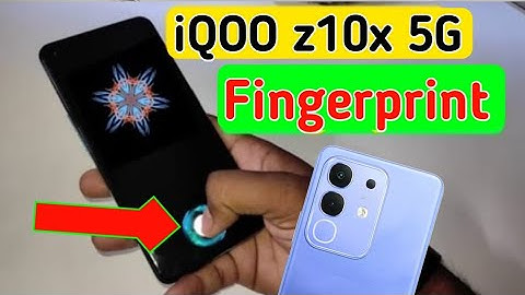 iQOO z10x 5g me fingerprint lock kaise lagaye/how to set fingerprint lock settings in iQOO z10x 5g