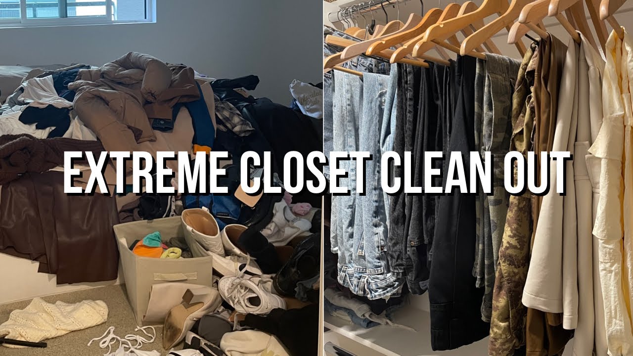 EXTREME Closet Clean Out!!! - YouTube