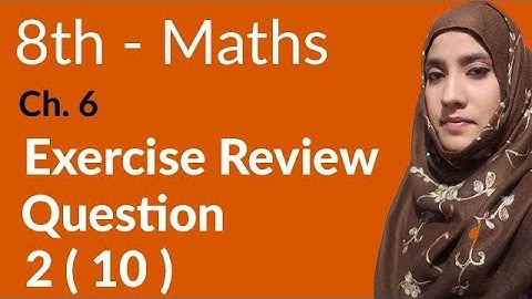 8th Class Math, Ch 8 - Practical Geometry Review Exercise Q 2 Part (10) | 8th Class Maths