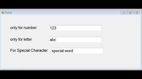 Text Box Numbers & Letter Character Allow Using  VB.Net