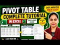 @rashmimandal4970 “Pivot Table Complete Tutorial in Excel 🔥 | Easy Hindi Guide”