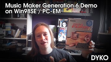 Music Maker Generation 6 Demo on Win98SE / PC-EM