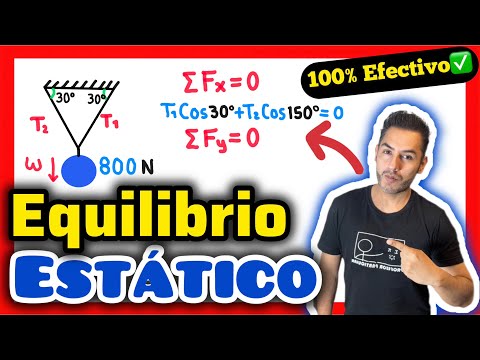 ✅EQUILIBRIO ESTÁTICO Ejercicio |𝐁𝐢𝐞𝐧 𝐄𝐱𝐩𝐥𝐢𝐜𝐚𝐝𝐨😎​🫵​💯​ | FÍSICA Preparatoria