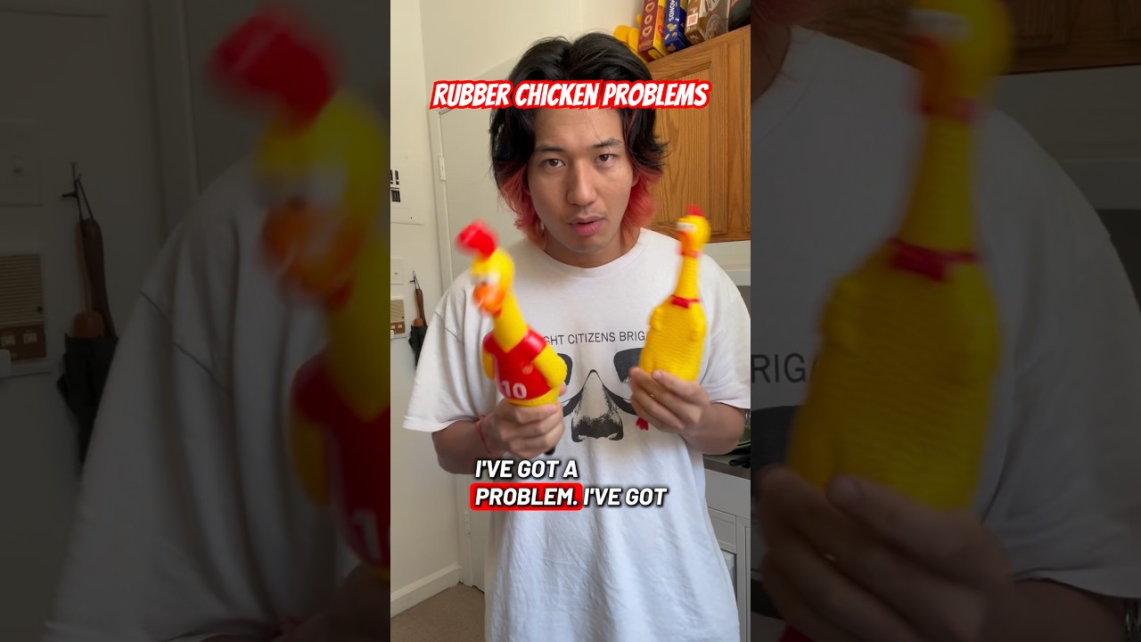 Rubber chicken problems #clown
