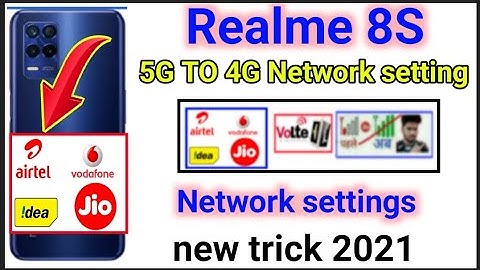 Realme 8S 5g to 4g volte Network problem / how to solve network problem Realme 8S