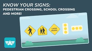 Road Signs and their Meanings (Pedestrian Crossing, School Crossing and More)