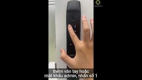 Homekit - Cách cài đặt admin sau khi reset cho Khoá AB-13G app Tuya Smart Version 2