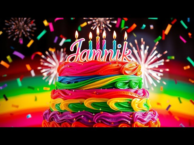 Zum Geburtstag viel Glück – Geburtstagslied für Jannik 🎉🎂 – Version 2