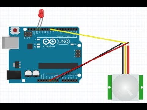 Arduino Motion Sensor Using - Circuit & Code Explanation(Myanmar) - YouTube
