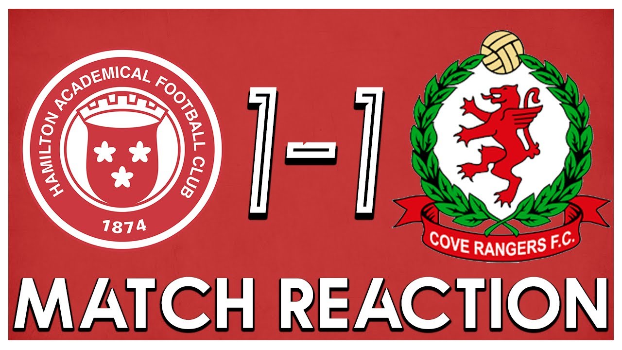 Must Win Game Ends In A Draw! | Accies 1-1 Cove Rangers | Match ...