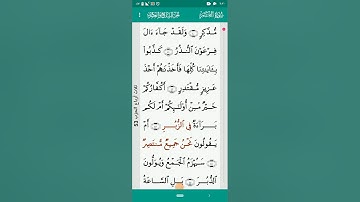 الآيات من ٤١ إلى ٥٥ من سورة القمر.صف٤