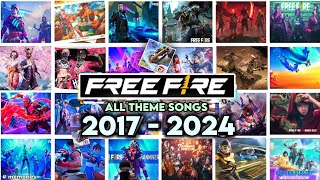 FREE FIRE ALL THEME SONG 2017 TO 2024 🎧 | FF THEME SONG OB01 - OB44 UPDATE ( LOBBY SONGS )