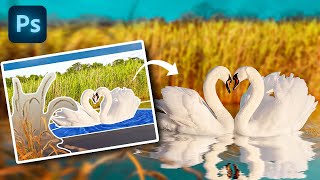 CREATE A LOVE BIRDS Photo Manipulation - Photoshop Tutorial screenshot 3