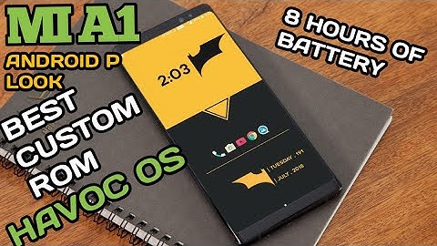 mia1 best custom rom havoc os| havoc os mia1 oreo 8.1 with June security patch+customization !!
