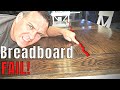 Making Breadboard Ends Using Dowels | Repairing Cracked Table