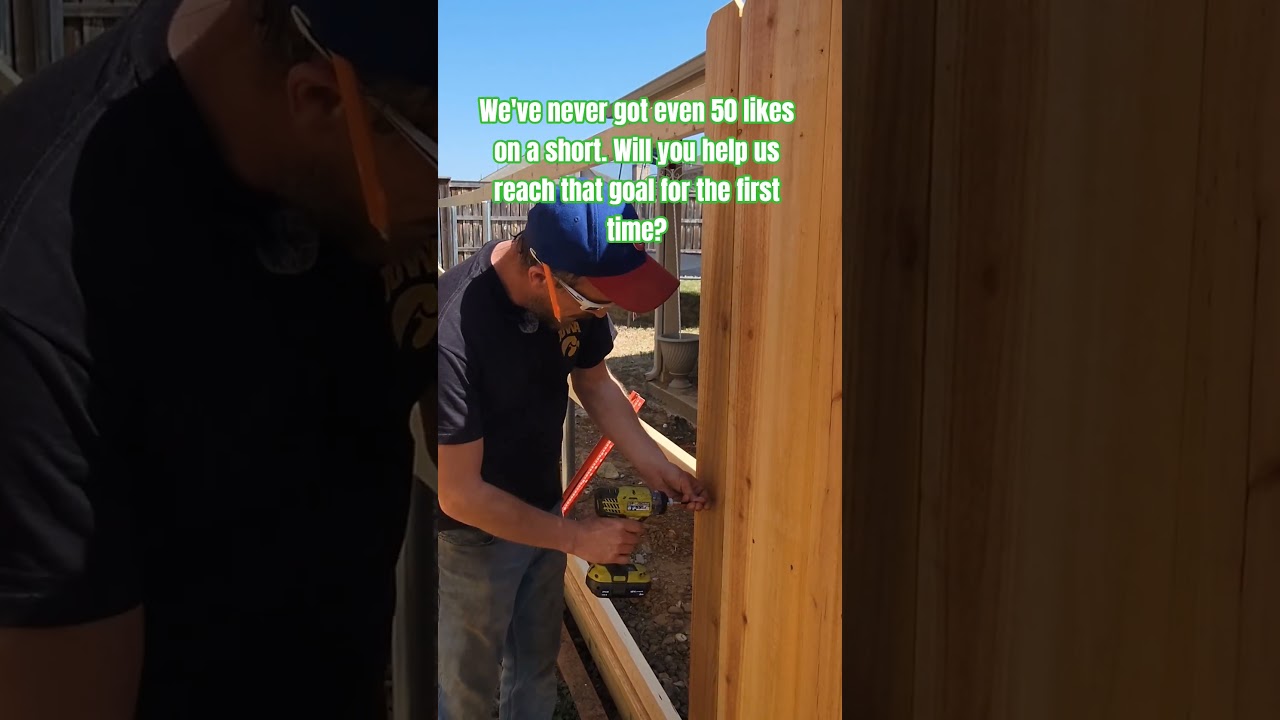 #fencerepair #diy #diyfence