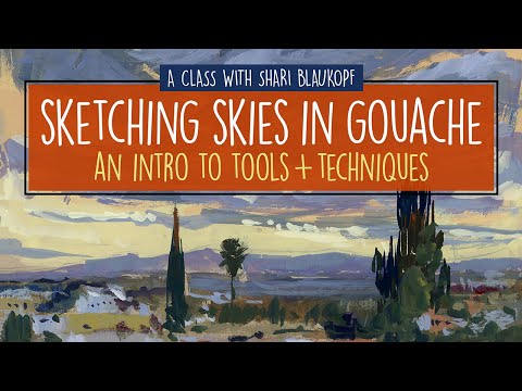 Video: Hvordan Skrive I Gouache