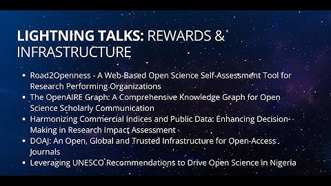 Lightning Talks: Rewards & Infrastructure