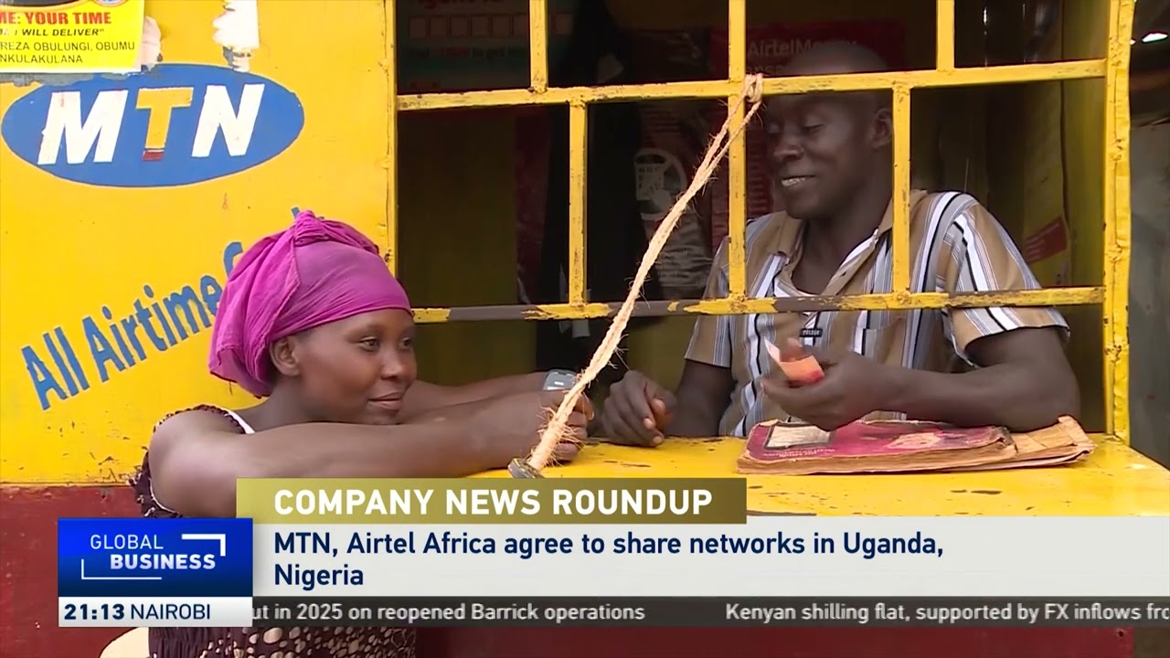 Still from MTN and Airtel Africa to share networks in Uganda and Nigeria