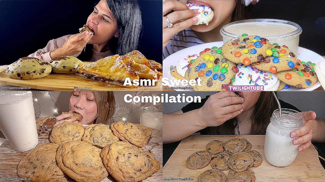 ASMR CHOCOLATE COOKIES Compilation | No Talking | Only Bits | ASMR ...