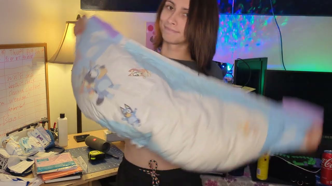 Handmade ABDL Bluey Diaper- first attempt with new technique