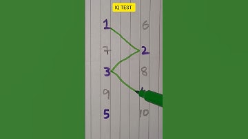 Draw a checkered path with numbers 1..10