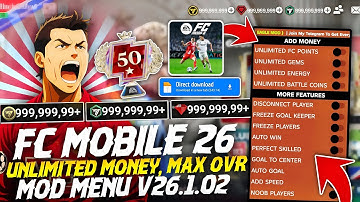 FC MOBILE MOD MENU V26.1.02 ✅ Unlimited Money, Fc Points - FC Mobile Mod Menu | Fc Mobile Mod Apk