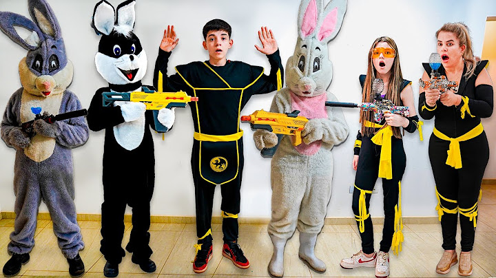 THE BAD RABBIT - NINJAS VS BAD GUYS THE BATTLE! WHO ARE THEY? Part 37