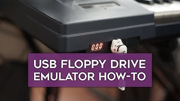 How to install a USB Floppy Drive Emulator in an old keyboard (Yamaha EX5)