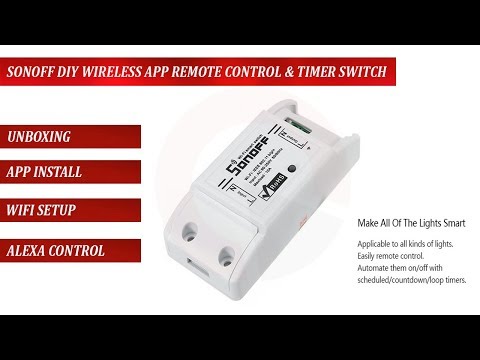 sonoff wifi wireless smart switch relay module installation and alexa control setup sonoff wifi wireless smart switch relay module installation and alexa control setup