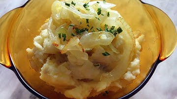 Mashed potato and celery root with fish | Diet dish
