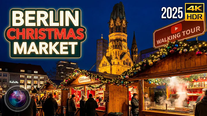 Berlin Christmas Market 2025 🎄 Breitscheidplatz & KaDeWe | 4K HDR Walking Tour