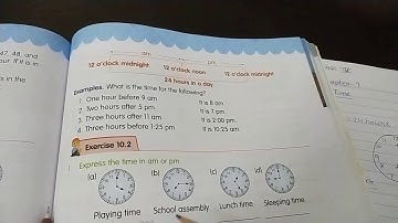 Math class 4(Time) ex. 10.2GD goenka public school