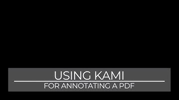 How to use Kami to Annotate a PDF